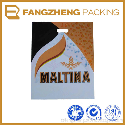 2015 factory sale high quality LDPE die cut handle bag/cheap die cut handle plastic bags/cloth shoe bags